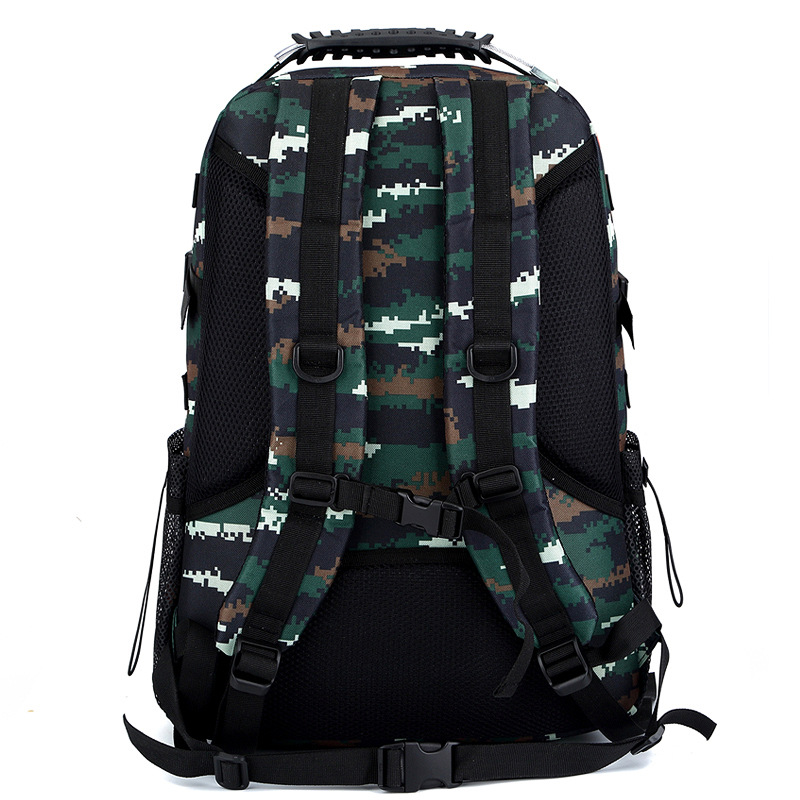 Hiking Waterproof Camouflage Nylon Backpack for Outdoor Camping - Image 3