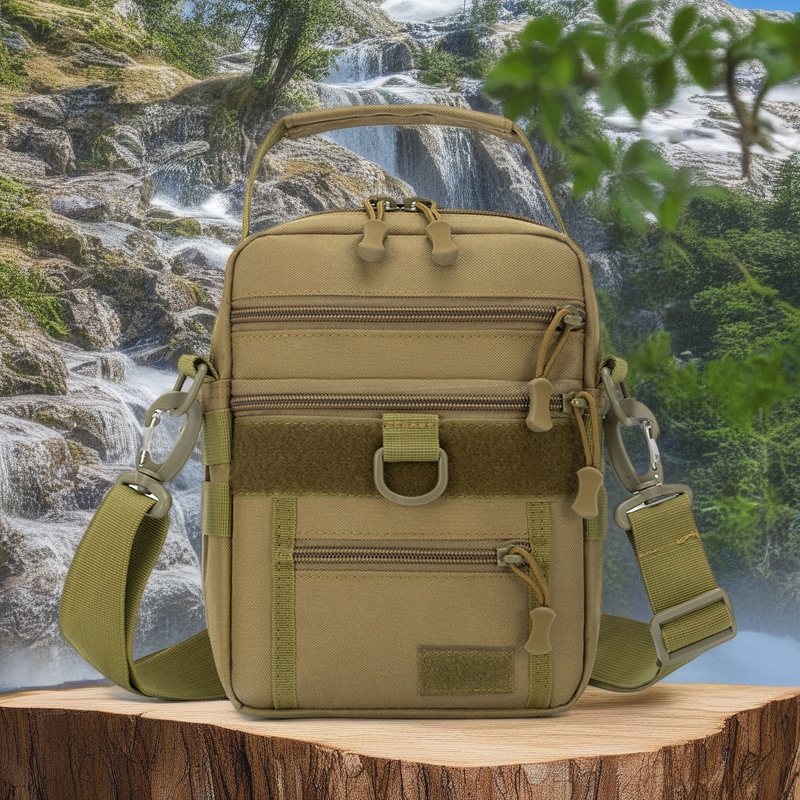 Camouflage Tactical Hiking Crossbody Bag - Large Capacity Multi-Purpose Outdoor Sports Handbag