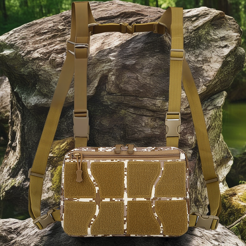 Men's Tactical Functional Hiking Vest Bag - 3-in-1 Motorcycle Backpack