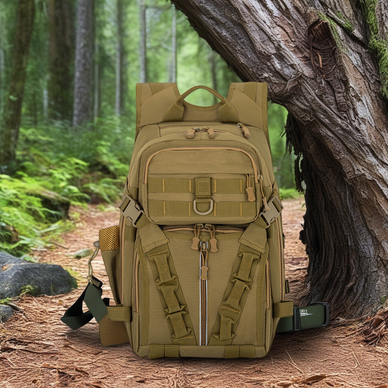 Hiking Pro: Large Capacity Camouflage Tactical Backpack for Outdoor Climbing, Camping & Fishing