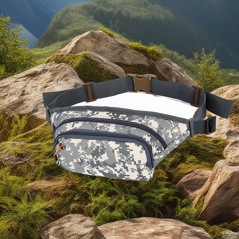 Aplon Camo Hiking Waist Pack - Outdoor Sports & Music Ready