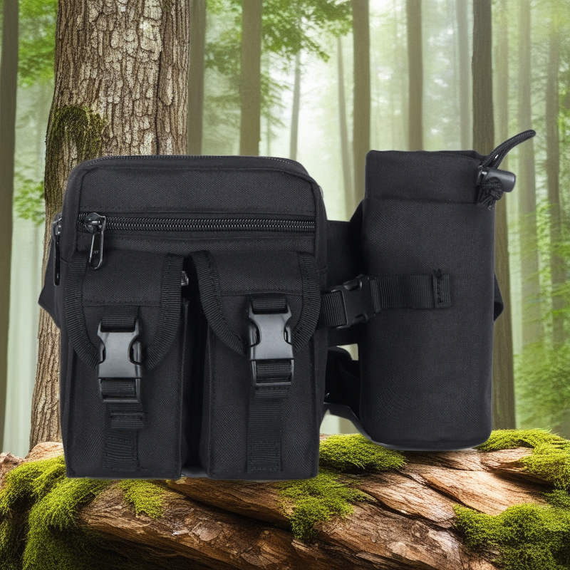 Men's Tactical Camouflage Waterproof Waist Bag for Hiking and Outdoor Sports