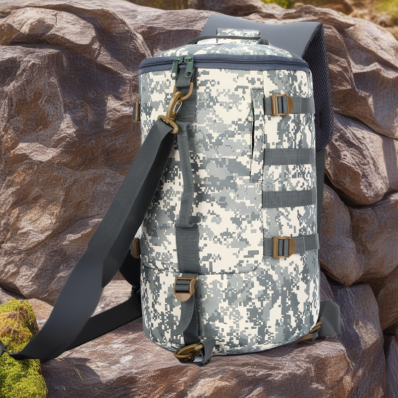 Aplon Large Capacity Camouflage Hiking Backpack - Outdoor Travel Crossbody Bucket Bag