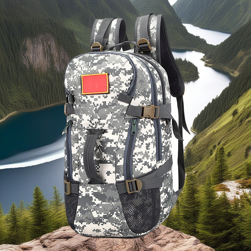 Aplon Camo Hiking Backpack - Large Capacity Outdoor Travel & Mountaineering Bag for Men & Women